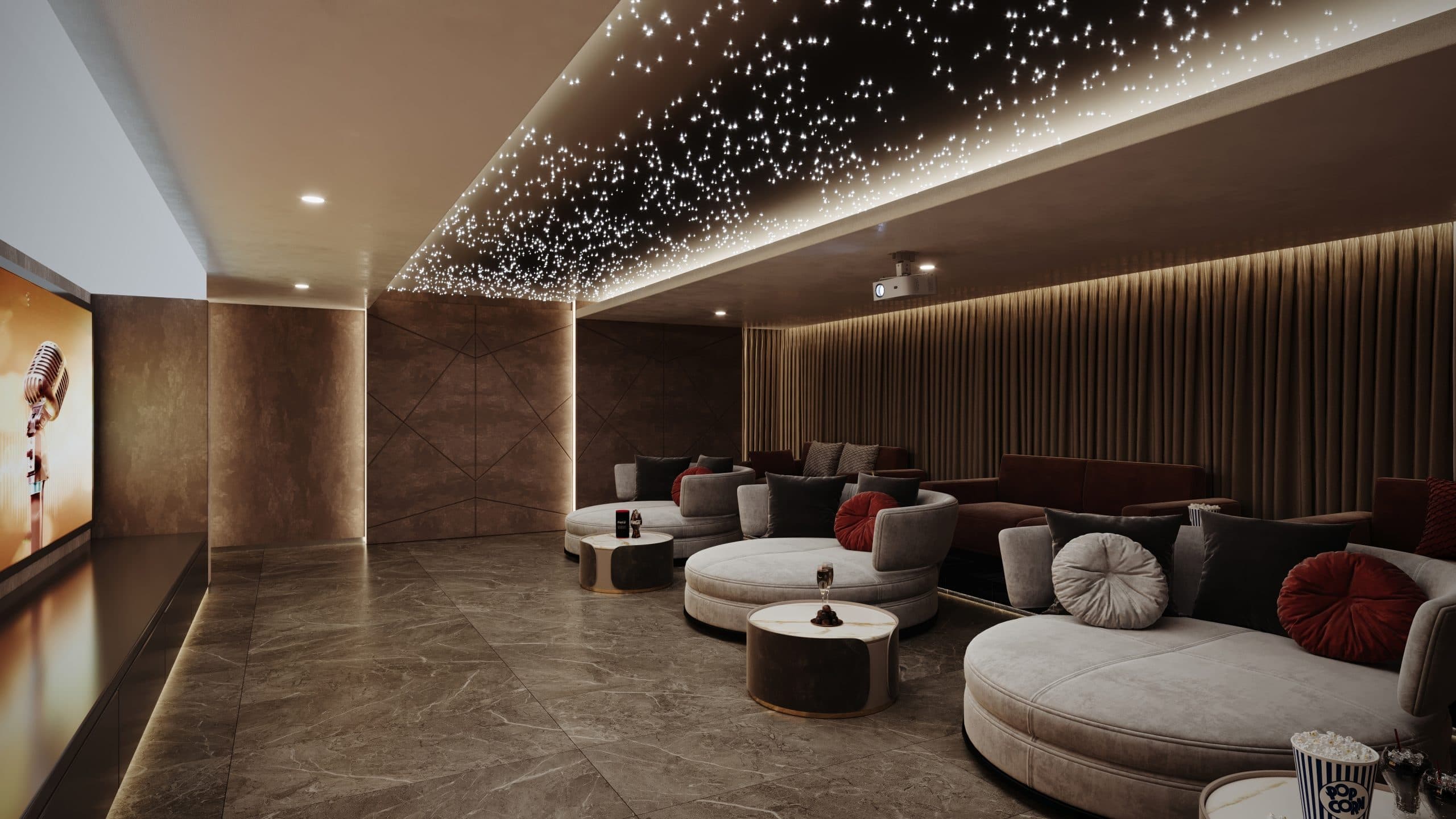 Phối cảnh Golf 3D & giải trí tại gia tại The Privé