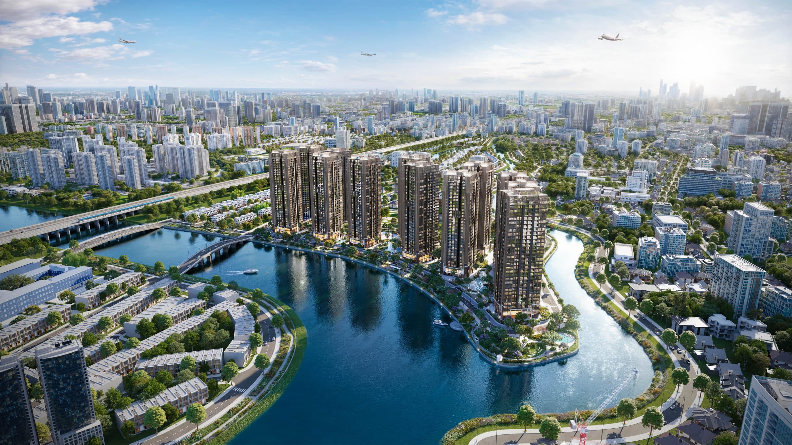 Toàn cảnh quy hoạch The Privé bên sông
